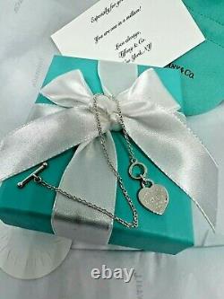 TIFFANY & CO. BLUE ENAMEL HEART BRACELET RECENTY RETIRED #tiffanybracelets