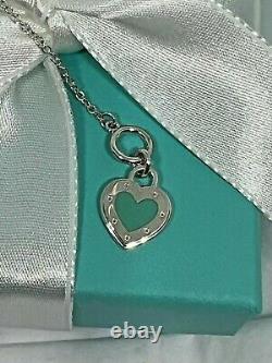 TIFFANY & CO. BLUE ENAMEL HEART BRACELET RECENTY RETIRED #tiffanybracelets