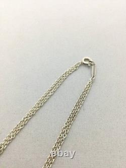 TIFFANY&Co. Infinity Blue Enamel Bracelet Sterling Silver 925 Accessory