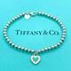 Tiffany & Co. Return To Tiffany Love Heart Tag Bead Bracelet Blue Enamel Sv925