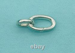Tiffany Blue Enamel Oval Clasping Link Jump Ring Charm Bracelet Length Extender
