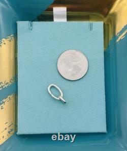 Tiffany Blue Enamel Oval Clasping Link Jump Ring Charm Bracelet Length Extender