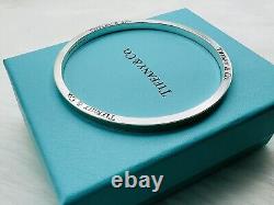 Tiffany Blue Enamel Stripe Bangle