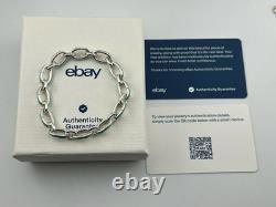 Tiffany & Co. Blue Enamel Clasping Oval Link Bracelet, Tiffany Blue Bracelet