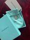 Tiffany & Co Blue Enamel Devil Heart Charm Pendant For Bracelet / Necklace Box