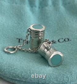 Tiffany & Co Blue Enamel Just Married Charm Pendant 4 Necklace & Bracelet Silver