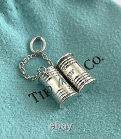 Tiffany & Co Blue Enamel Just Married Charm Pendant 4 Necklace & Bracelet Silver