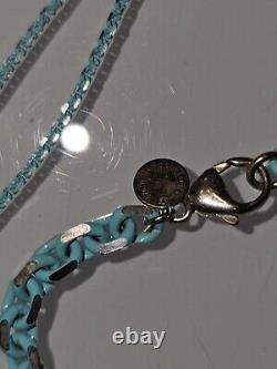 Tiffany & Co Blue Enamel Necklace & Bracelet Beautiful all packaging included