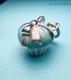Tiffany Co Blue Enamel Silver Cupcake Charm Pendant For Necklace & Bracelet 4.4g