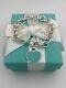 Tiffany & Co Blue Enamel & Silver Return To Tiffany Heart Tag Link Bracelet 7