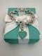 Tiffany & Co Blue Enamel & Silver Return To Tiffany Heart Tag Link Bracelet 7