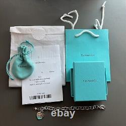 Tiffany & Co Blue Enamel Sterling Silver Bracelet