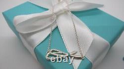 Tiffany & Co Bow knot Bracelet with Blue Enamel and Sterling Silver 925