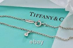 Tiffany & Co. Elsa Peretti Sterling Silver Blue Enamel Teardrop 7 Bracelet