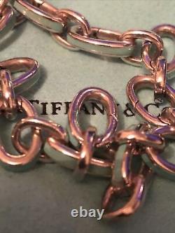 Tiffany & Co Enamel Blue Clasping Bracelet