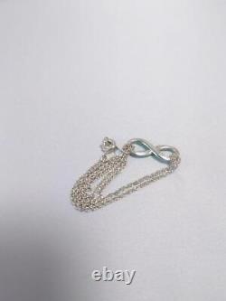 Tiffany & Co. Infinity Bracelet blue enamel No. 92975