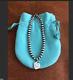 Tiffany & Co. Rtt Heart Tag Bead Bracelet With Blue Enamel In Sterling Silver