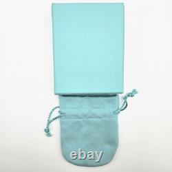 Tiffany & Co. Return To Blue Enamel Splash Heart Tag 8 Large Bracelet Silver