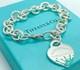 Tiffany & Co. Return To Tiffany Blue Enamel Heart Tag Bracelet 6.5