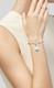 Tiffany & Co. Return To Tiffany Blue Enamel Splash Heart Tag Bracelet 7