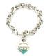 Tiffany & Co. Return To Tiffany Blue Enamel Splash Heart Tag Bracelet 925 7