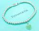 Tiffany & Co. Return To Tiffany Mini Blue Enamel Heart Tag Bead Bracelet 6.75
