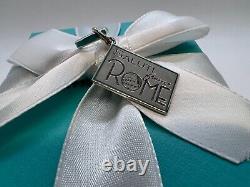 Tiffany & Co Rome Postcard Charm for bracelet or Pendant Sterling 925 enamel