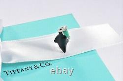 Tiffany & Co Silver Blue Enamel Penguin Charm Pendant For Necklace & Bracelet