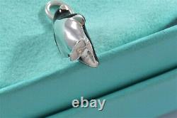 Tiffany & Co Silver Blue Enamel Penguin Charm Pendant For Necklace & Bracelet