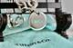 Tiffany & Co. Silver Blue Enamel T & Co. Circle Disc Pendant Bracelet