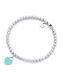 Tiffany & Co Sterling Return To Tiffany Blue Heart Tag Bead Bracelet