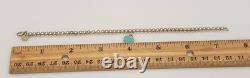 Tiffany & Co. Sterling Silver Beaded Ball Blue Enamel Heart 7.5 Bracelet. 20