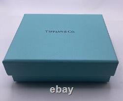 Tiffany & Co Sterling Silver & Blue Enamel Charm Bracelet with 3 Charms