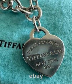 Tiffany &co Return To Tiffany Blue Enamel bracelet silver 925