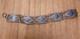 Vintage Silver Filigree Bracelet With Enamel Blue Flowers Tests As Silver