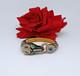 Vintage Afj Rhinestone Enamel Horse Head Ornate Bangle Bracelet Cat Rescue