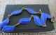Vintage Aksel Holmsen Bracelet 925 Sterling Guilloche Norse Blue Enamel Leaf