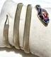 Vintage Art Deco Blue & Red Enamel Sterling Silver Mesh Snake Wrap Bracelet