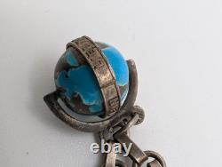 Vintage Austrian 900 Silver Glücksbringer 1939 Lucky Charm Bracelet Coral Pig 7
