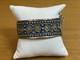 Vintage Berber Moroccan Silver Cuff Bracelet Ethnic Tribal Enamel Blue Orange