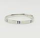 Vintage Blue Devils White Enamel Sterling Silver Bracelet Duke