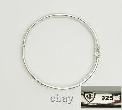 Vintage Blue Devils white enamel sterling silver bracelet Duke