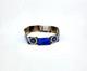 Vintage David Andersen Guilloche Enamel Gilt Sterling Bracelet