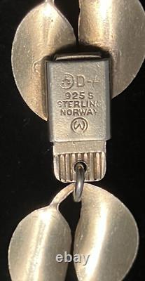 Vintage David Andersen Norway Enamel Bracelet in 925 Sterling Silver, Vermeil
