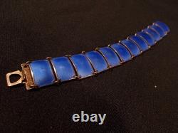 Vintage David Andersen sterling silver and enamel bracelet Norway