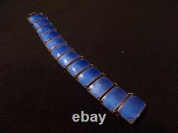 Vintage David Andersen sterling silver and enamel bracelet Norway