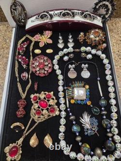 Vintage Designer Jewelry Lot Corocraft, Trifari, Weiss, KJL, Chr. Dior