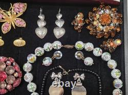 Vintage Designer Jewelry Lot Corocraft, Trifari, Weiss, KJL, Chr. Dior