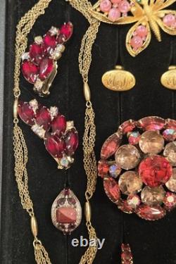 Vintage Designer Jewelry Lot Corocraft, Trifari, Weiss, KJL, Chr. Dior