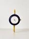 Vintage Gucci 11/12.2 Blue Enamel Gold Tone Bangle Watch Swiss Made Untested
